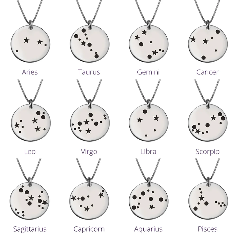 Gold & Silver Personalized Star Constellation Necklace - FKJNKLU6207 - Image 4