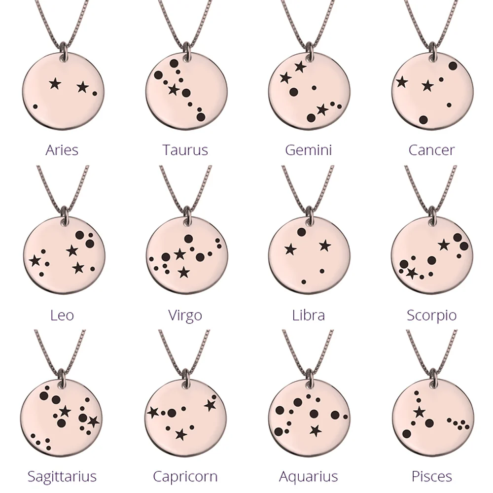 Gold & Silver Personalized Star Constellation Necklace - FKJNKLU6207 - Image 5