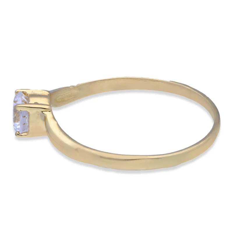 Gold Solitaire Ring 18KT - FKJRN18KU2003 - Image 6