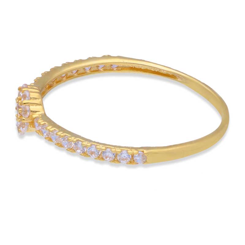 Gold Solitaire Ring 18KT - FKJRN18KU2005 - Image 3
