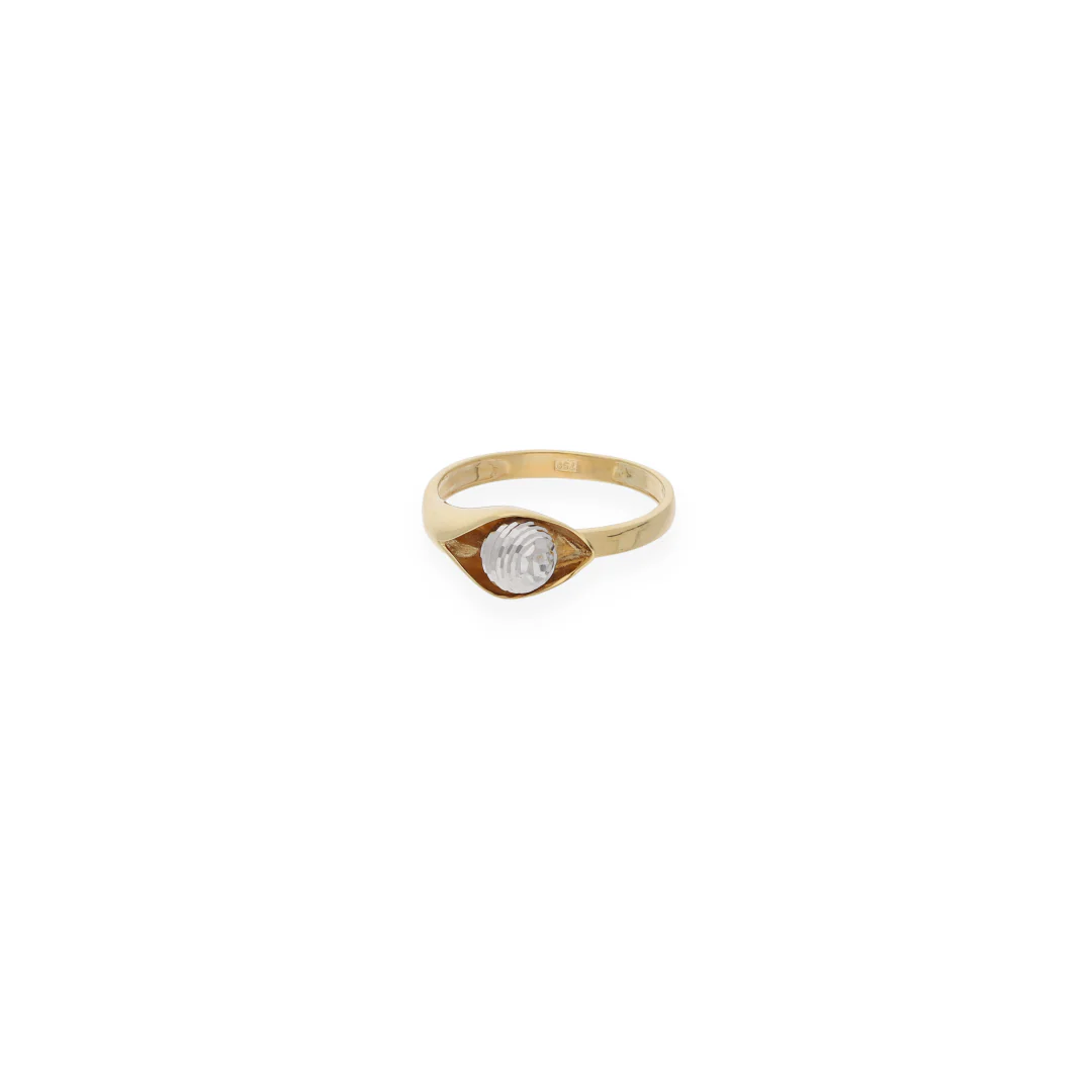 Gold Solitaire Ring 18KT - FKJRN18KU6137 - Image 3