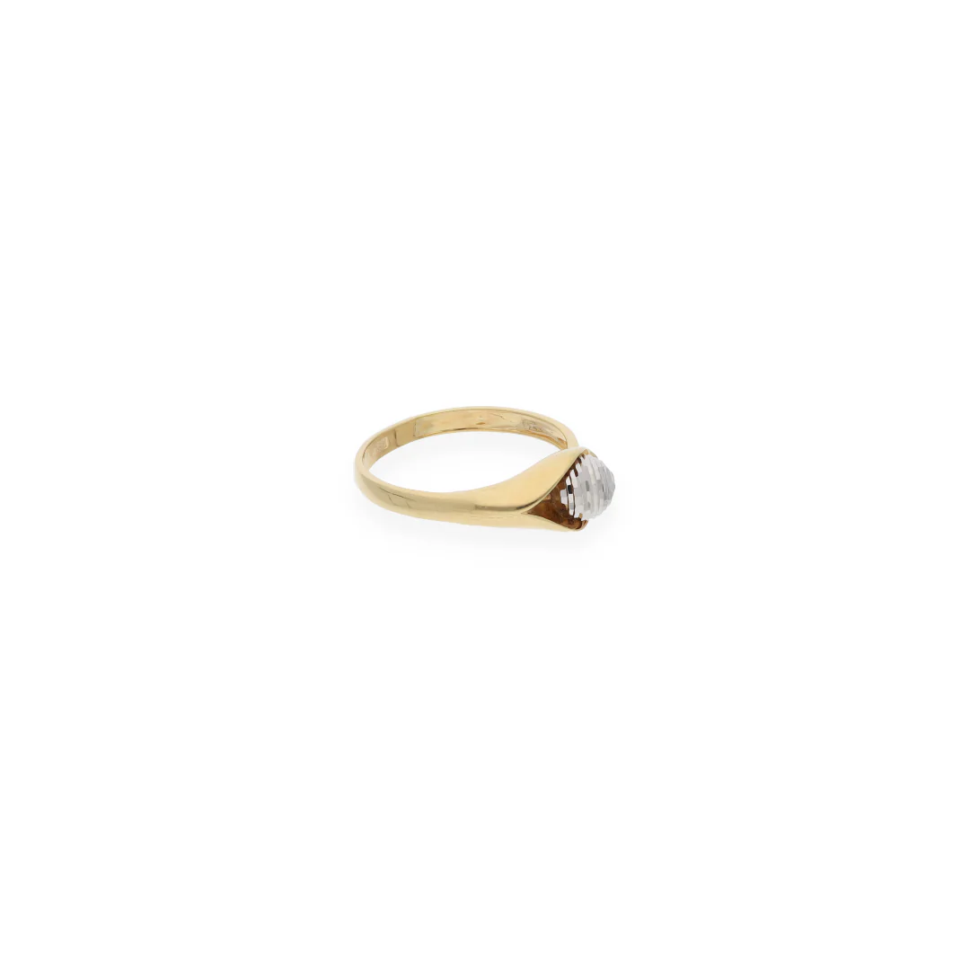 Gold Solitaire Ring 18KT - FKJRN18KU6137 - Image 5