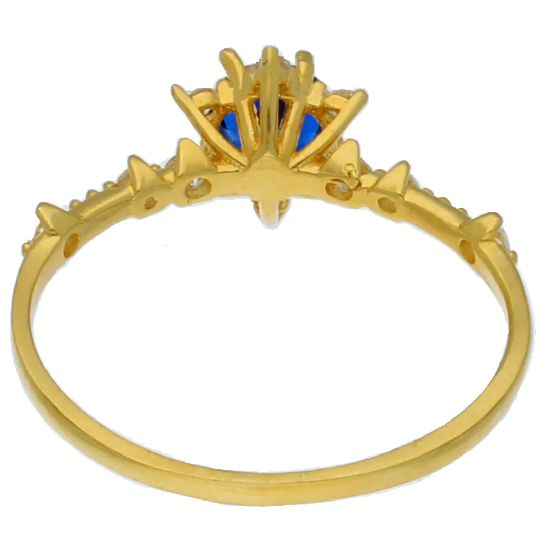 Gold Solitaire Ring 18KT - FKJRN18KU6388 - Image 2