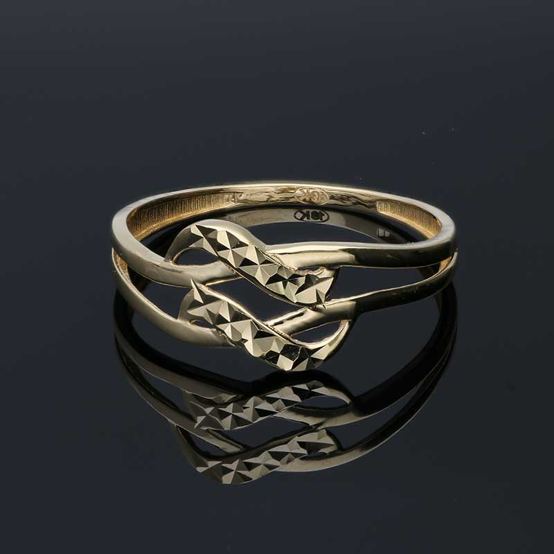 Gold Spiral Shaped Ring 18KT - FKJRN18KU2025 - Image 7