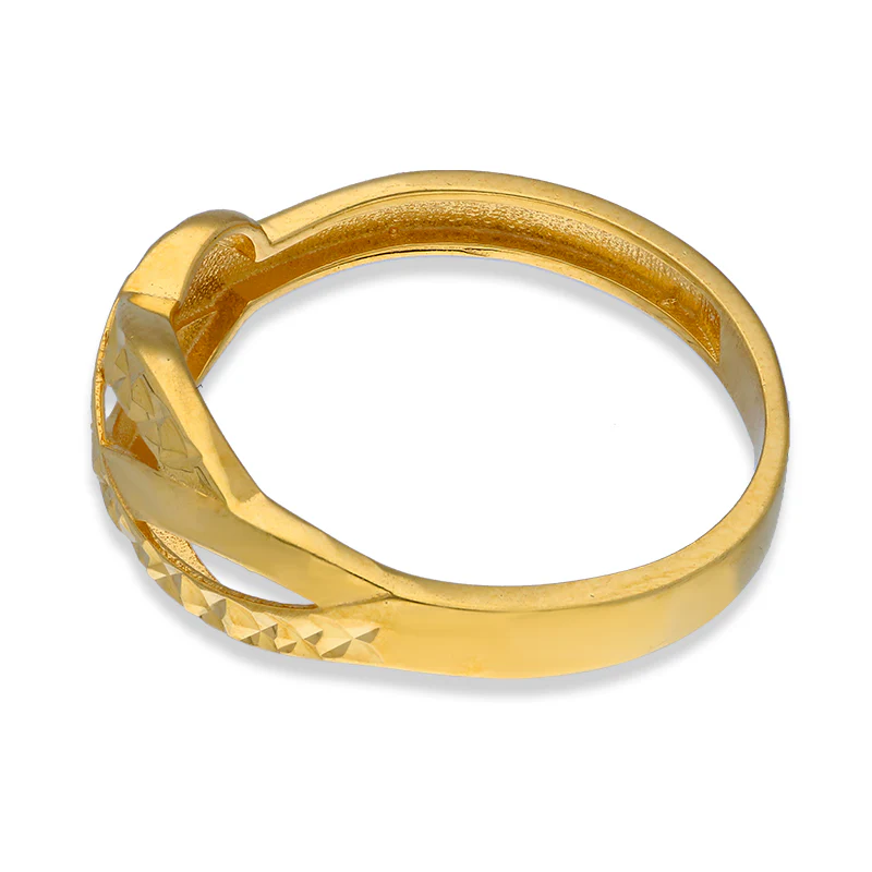 Gold Spiral Shaped Ring 21KT - FKJRN21KU2113 - Image 6