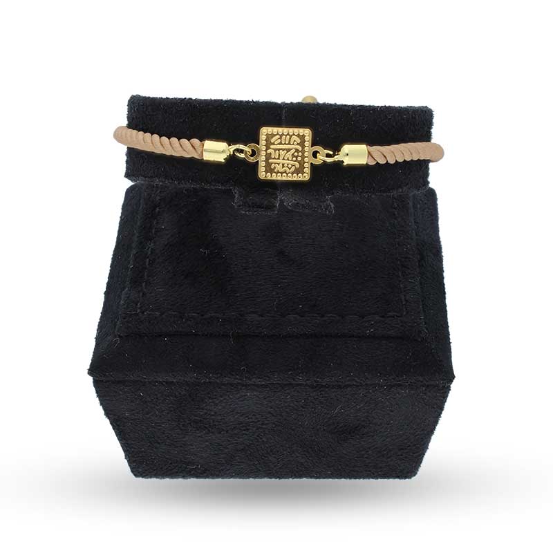 Gold String Bracelet 21KT - FKJBRL21KU1062 - Image 3