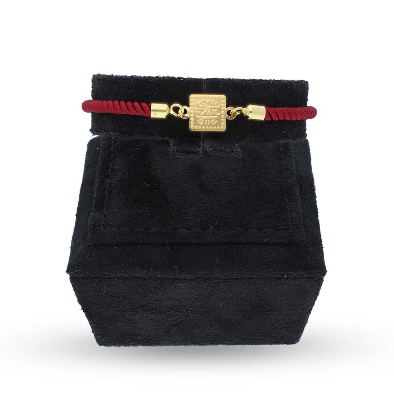 Gold String Bracelet 21KT - FKJBRL21KU1068 - Image 3