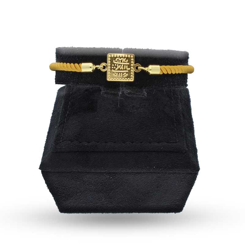 Gold String Bracelet 21KT - FKJBRL21KU1074 - Image 3