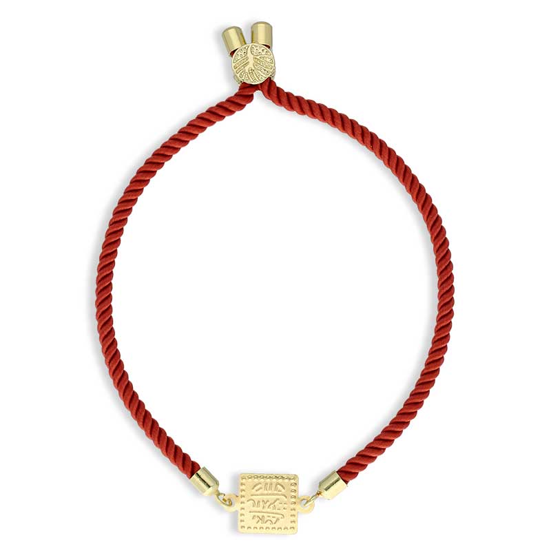 Gold String Bracelet 21KT - FKJBRL21KU1103