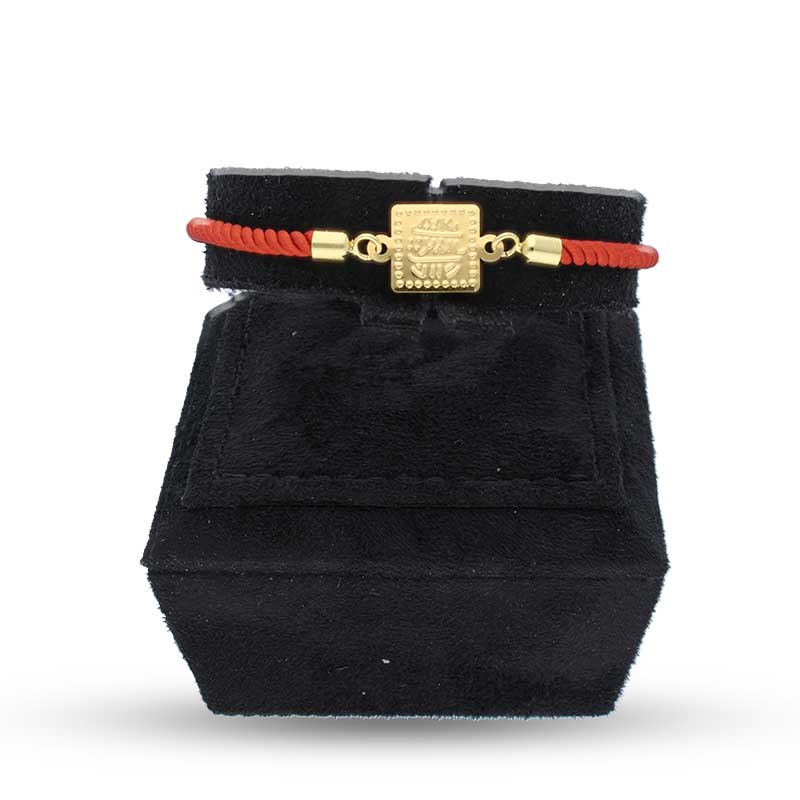 Gold String Bracelet 21KT - FKJBRL21KU1103 - Image 3