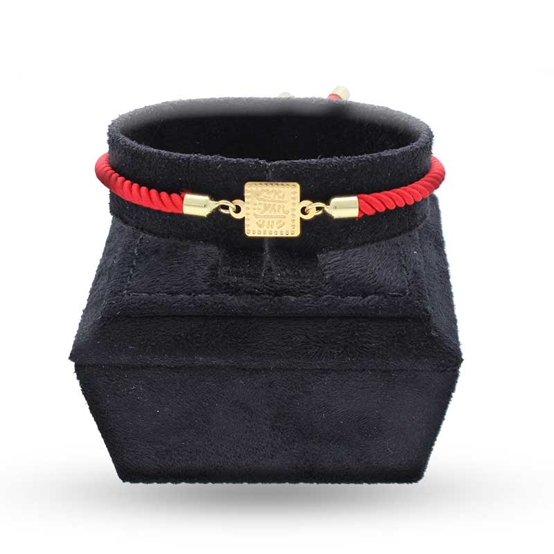 Gold String Bracelet 21KT - FKJBRL21KU6580 - Image 25