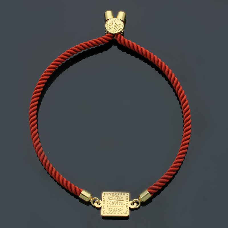 Gold String Bracelet 21KT - FKJBRL21KU6580 - Image 29