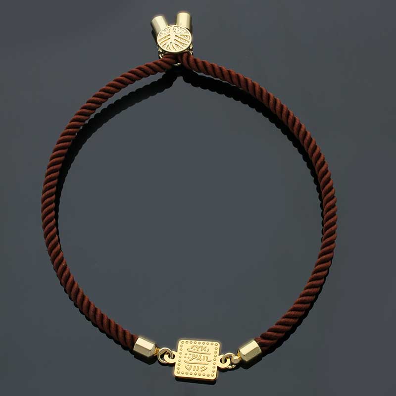 Gold String Bracelet 21KT - FKJBRL21KU6580 - Image 30