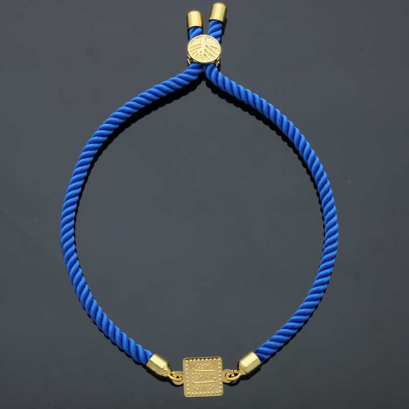 Gold String Bracelet 21KT - FKJBRL21KU6580 - Image 4