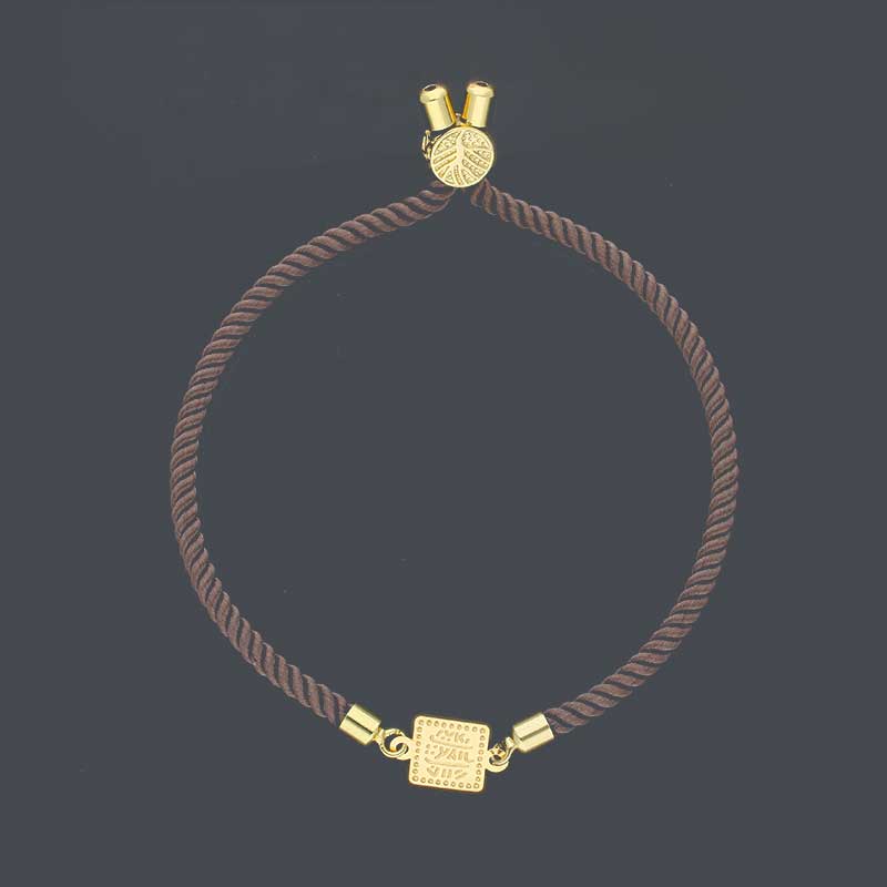 Gold String Bracelet 21KT - FKJBRL21KU6580 - Image 43