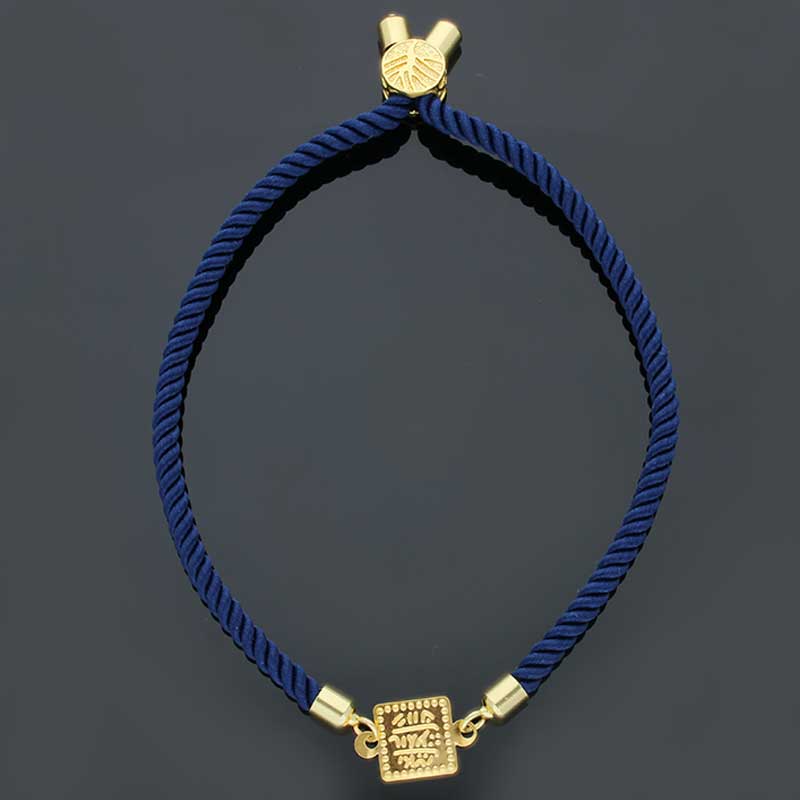 Gold String Bracelet 21KT - FKJBRL21KU6580 - Image 46