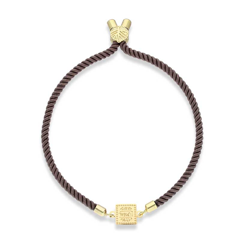 Gold String Bracelet 21KT - FKJBRL21KU6580 - Image 50