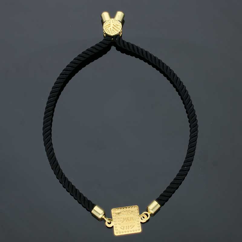 Gold String Bracelet 21KT - FKJBRL21KU6580 - Image 61