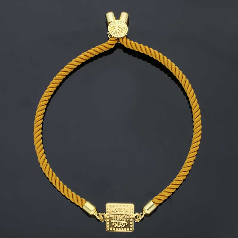 Gold String Bracelet 21KT - FKJBRL21KU6580 - Image 63