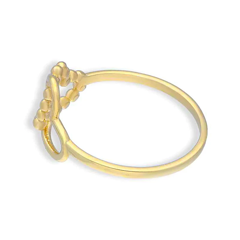 Gold Twin Hearts Ring 18KT - FKJRN18KU2101 - Image 6