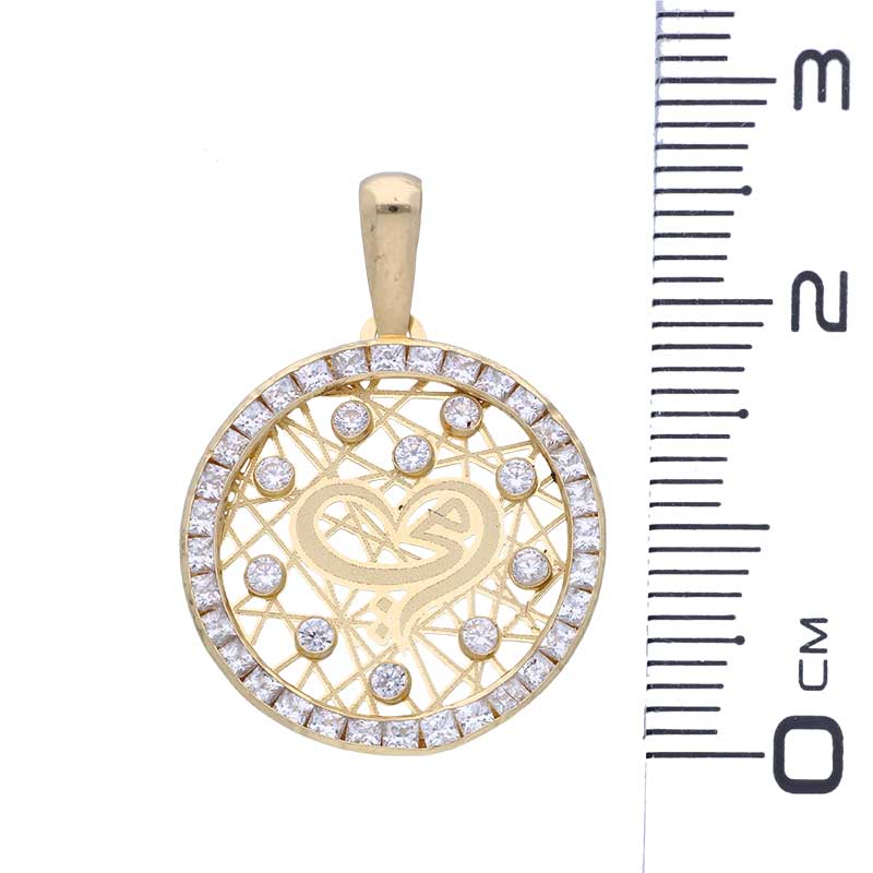 Gold Ummi Pendant 18KT - FKJPND18KU1144 - Image 2