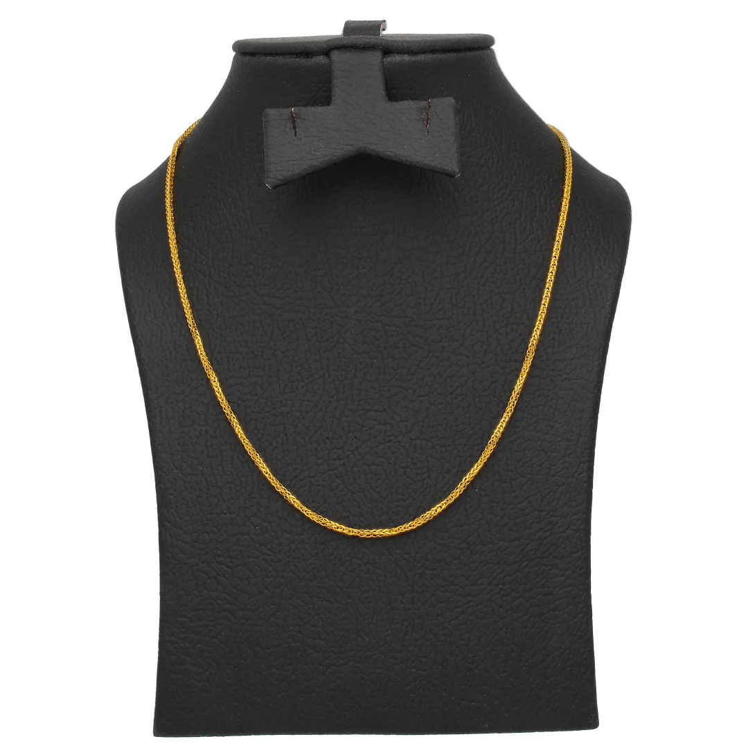 Gold Wheat Chain 22KT - FKJCN22KU6639