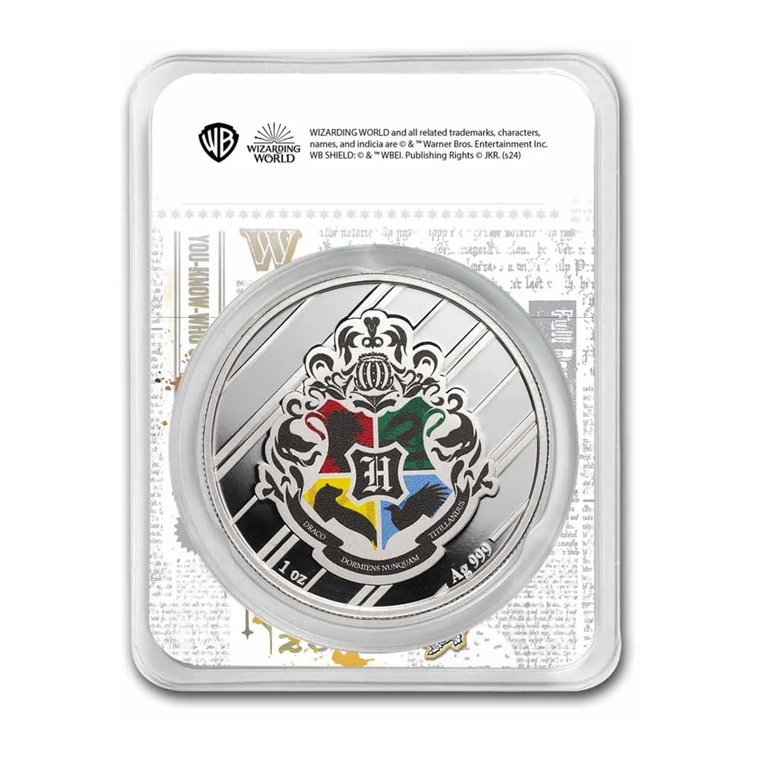 Gryffindor Harry Potter 1 Ounce Colorized Houses Silver Coin - FKJCONSL6877 - Image 4