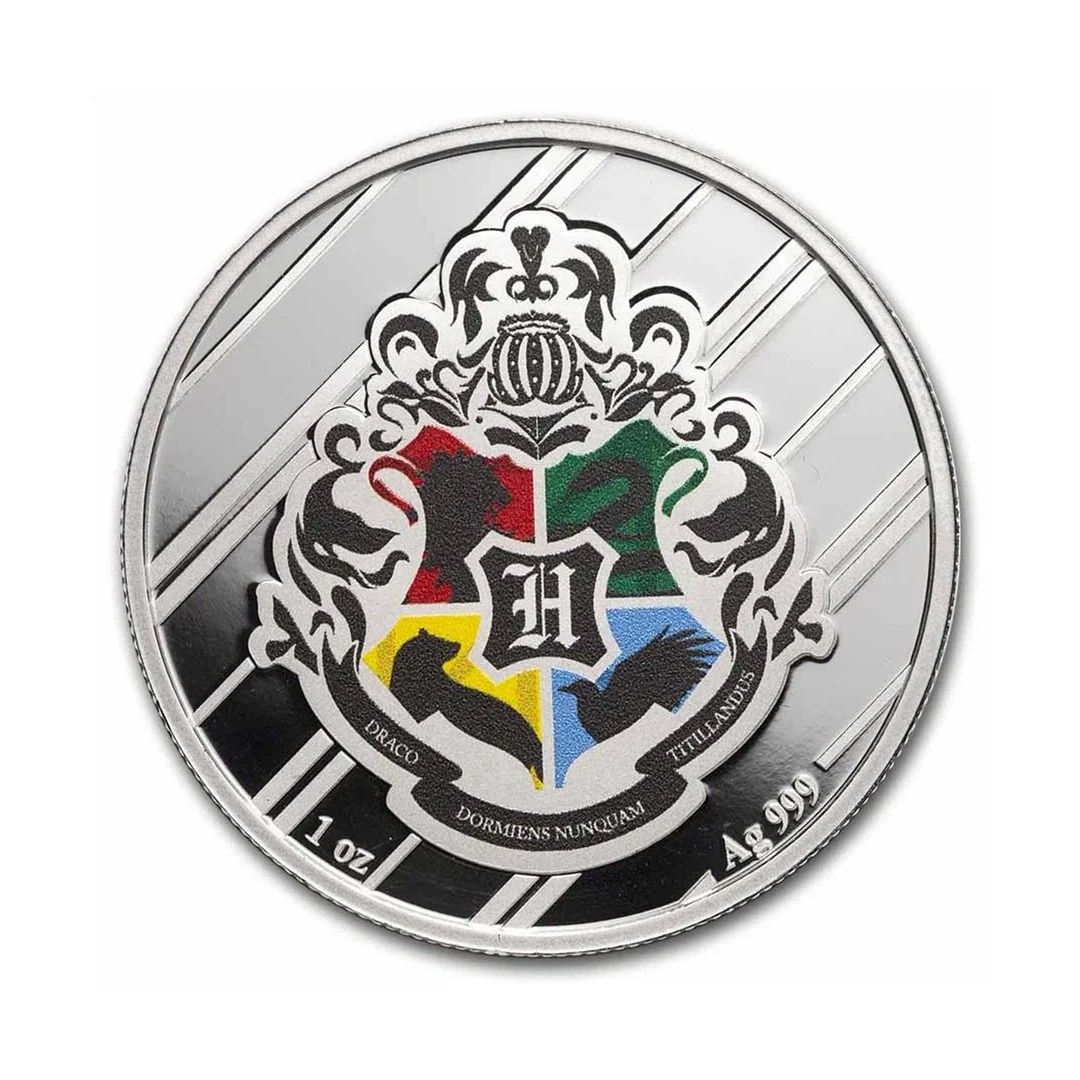Hufflepuff Harry Potter 1 Ounce Colorized House Silver Coin - FKJCONSL6878 - Image 4