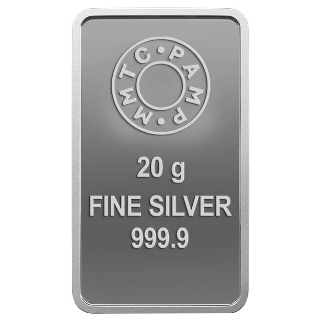 MMTC Pamp Rose 20 Grams Silver Bar in 999.9 Silver - FKJGBRSL2214 - Image 2