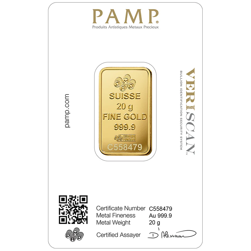 Pamp Suisse Queen Fortuna 20 Grams Gold Bar 24KT - FKJGBR2156 - Image 3