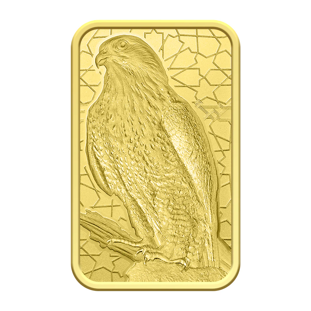 Pamp Suisse 5 Grams Arabian Falcon Gold Bar 24KT - FKJGBR24K2359 - Image 3