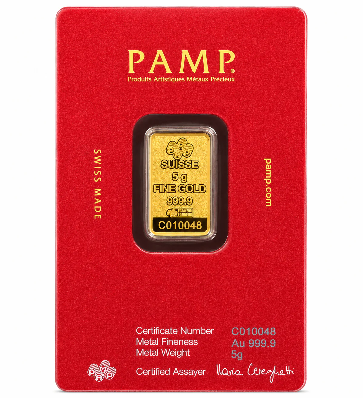PAMP Suisse Arabian Camel 5 Grams Gold Bar 24KT - FKJGBR24K6963 - Image 2