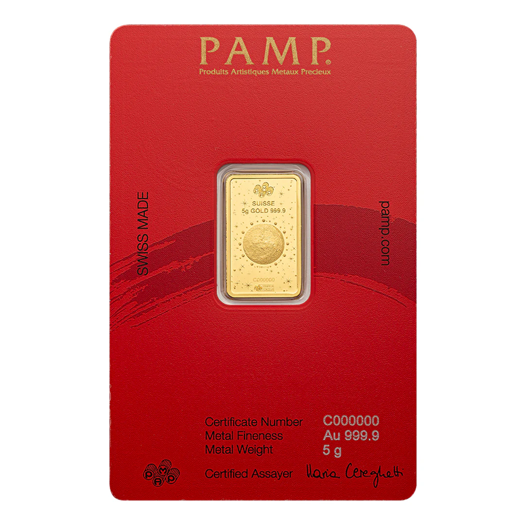 Pamp Suisse Lunar Legends 2026 Year of the Horse 5 Gram Gold Bar 24KT - FKJGBR24K6894 - Image 2