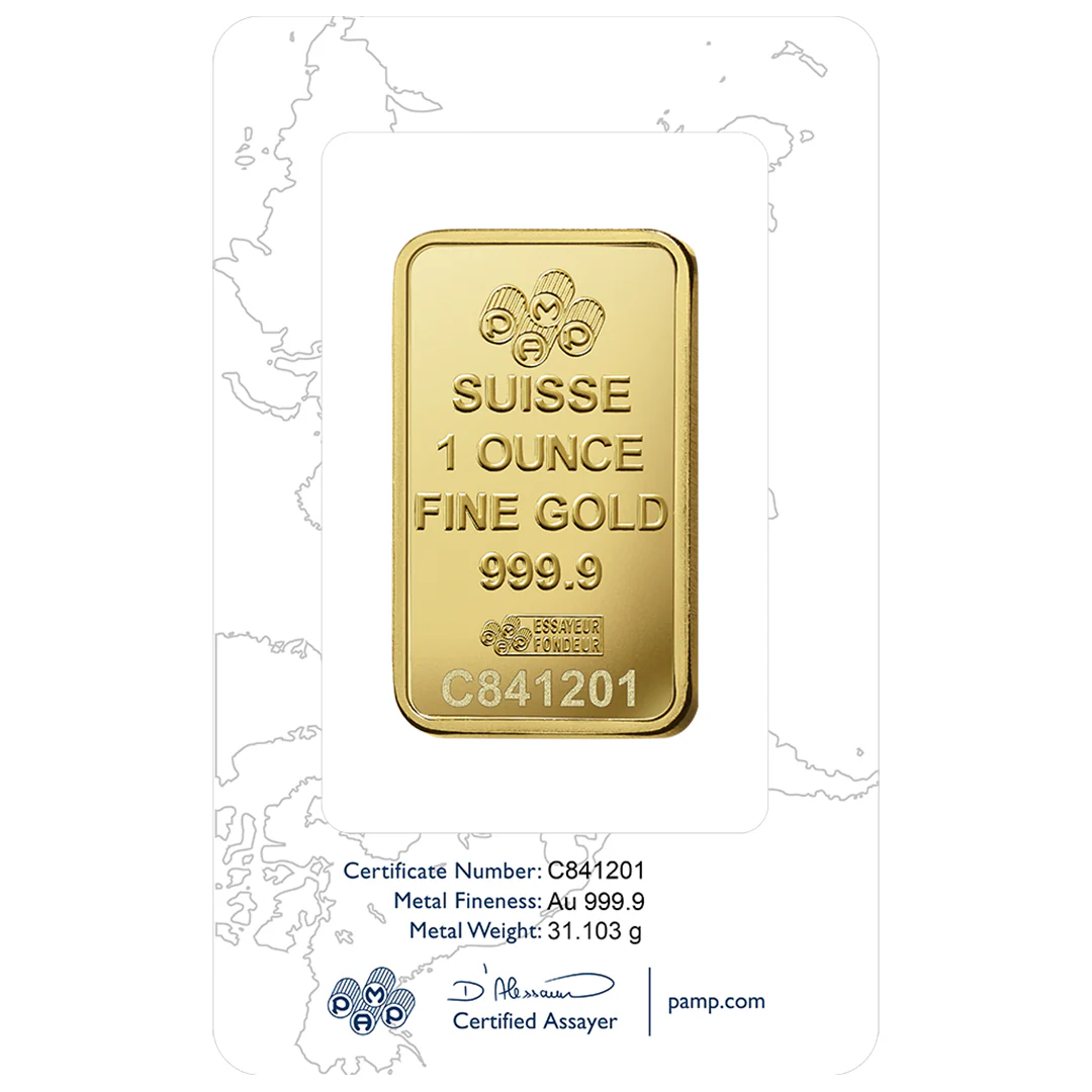 Pamp Suisse Rosa 1 Ounce Gold Bar 24KT - FKJGBR24K2211 - Image 3