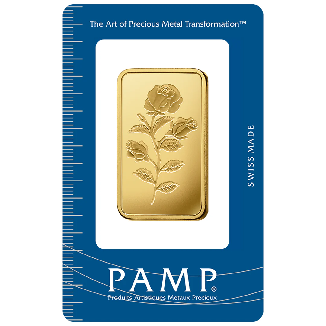 Pamp Suisse Rosa 1 Ounce Gold Bar 24KT - FKJGBR24K2211 - Image 4