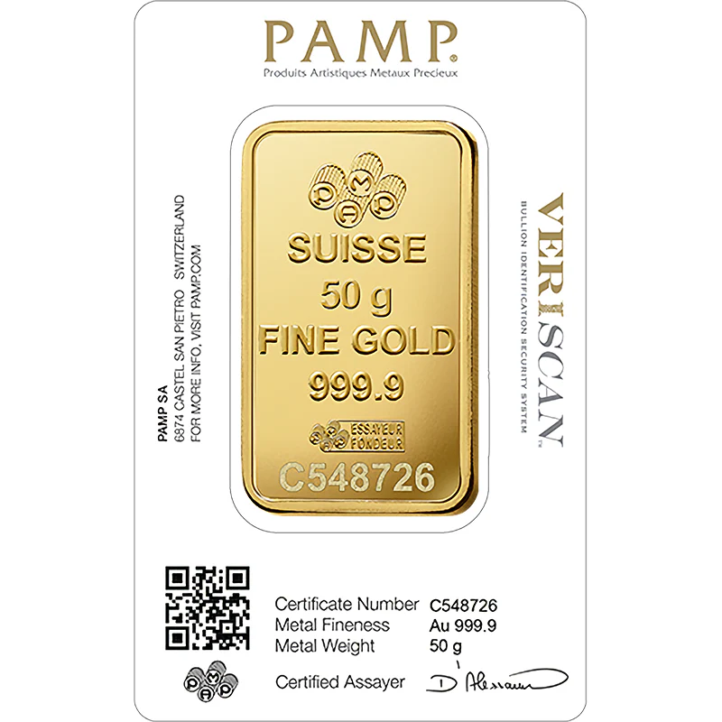 Pamp Suisse Queen Fortuna 50 Grams Gold Bar 24KT - FKJGBR24K2186 - Image 5