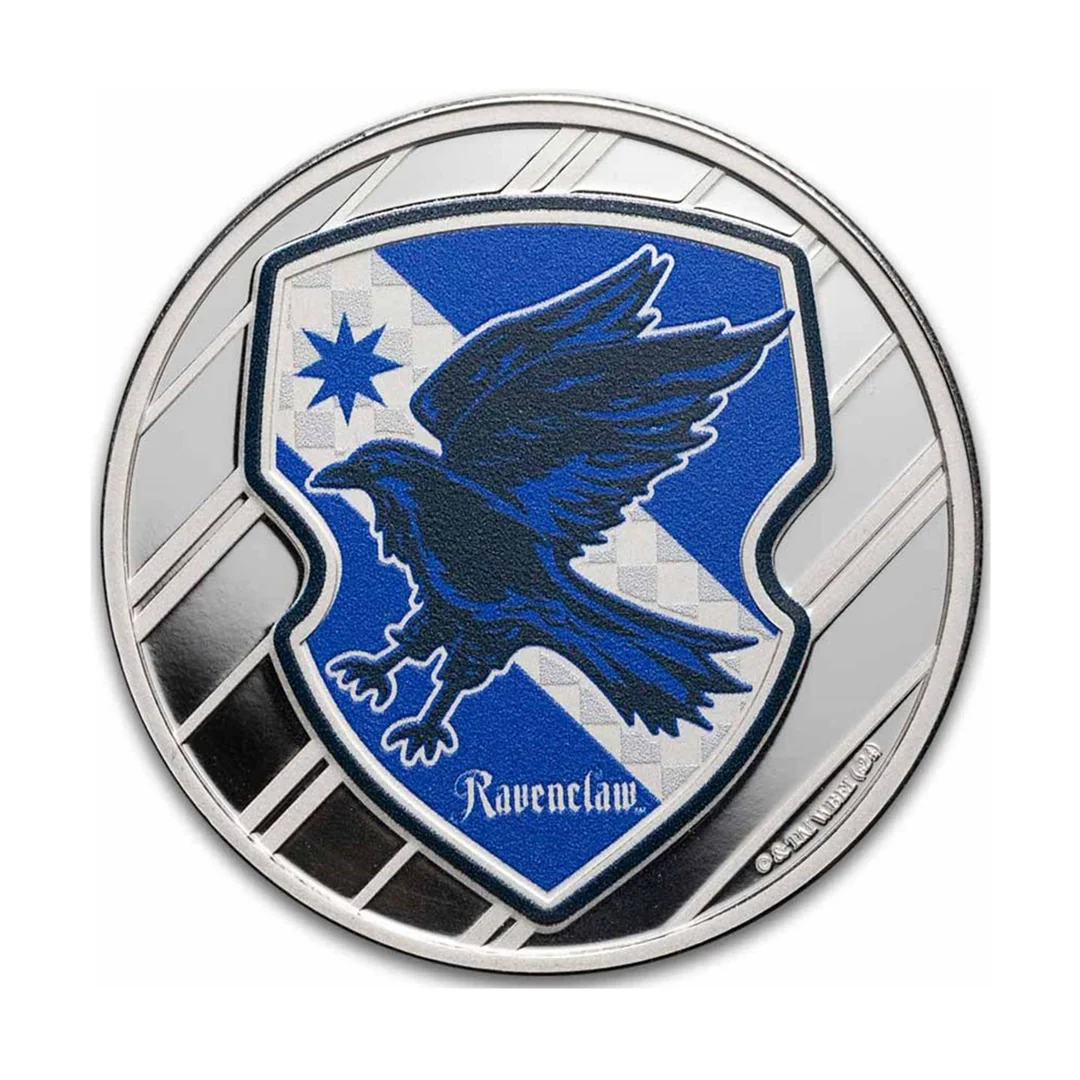 Ravenclaw Harry Potter House 1 Ounce Colorized Silver Coin - FKJCONSL6881 - Image 3