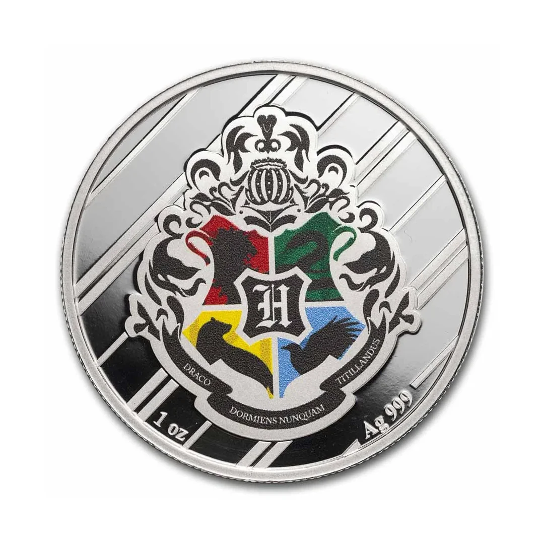 Slytherin Harry Potter House 1 Ounce Colorized Silver Coin - FKJCONSL6883 - Image 4