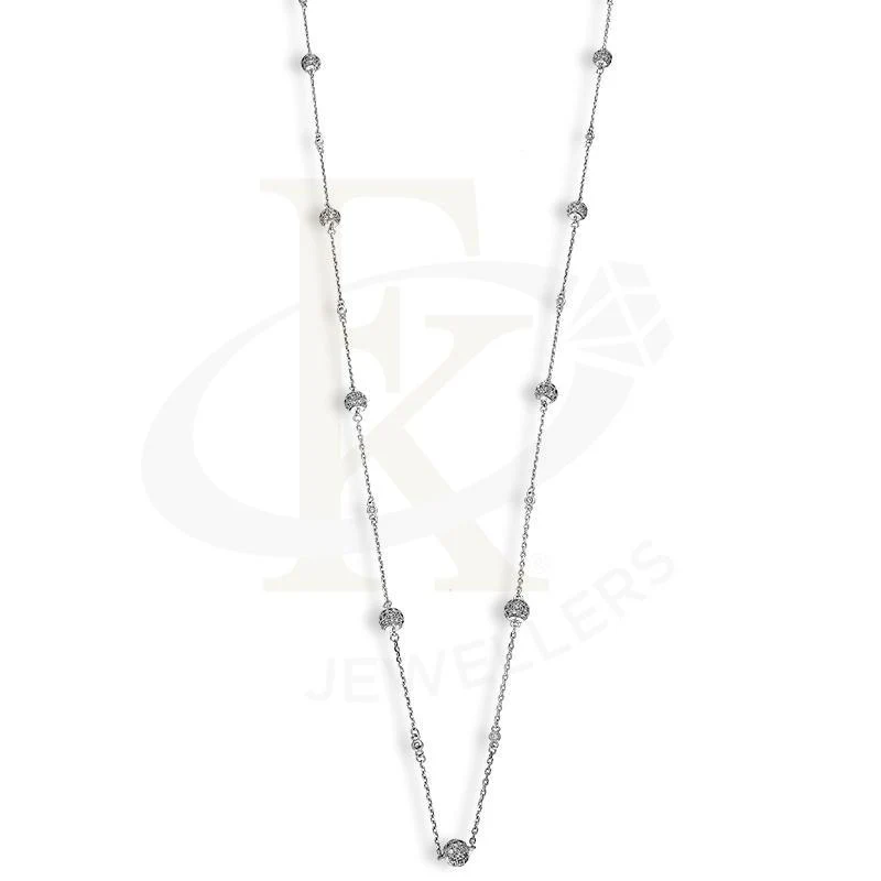 Sterling Silver 925 Ball Necklace - FKJNKLSL2668