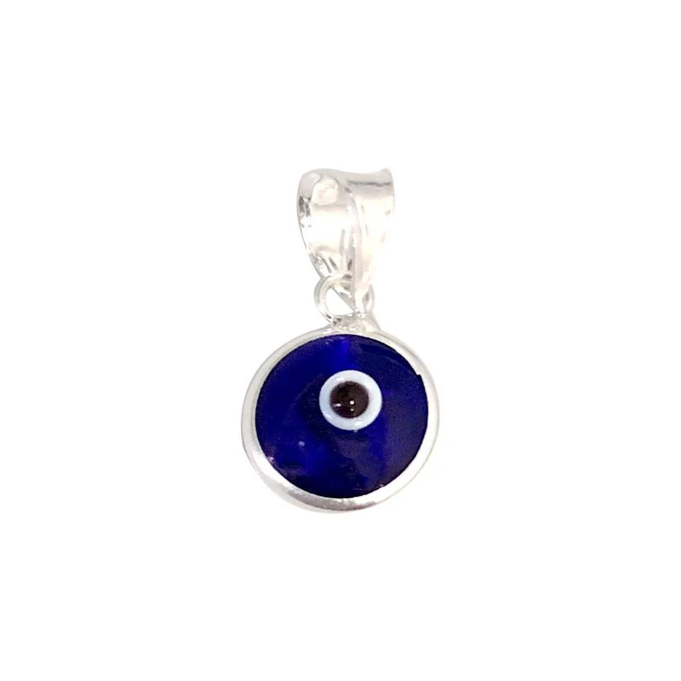 Sterling Silver 925 Evil Eye Pendant  - FKJPND1779