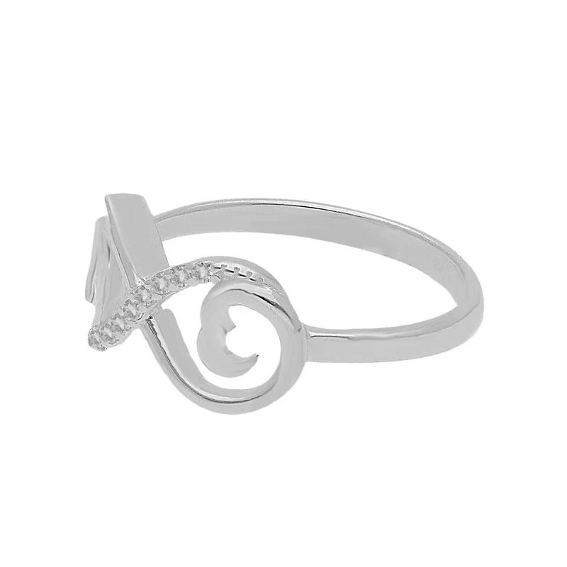 Sterling Silver 925 Infinity Pendant Set (Necklace, Earrings and Ring) - FKJNKLST2000 - Image 6