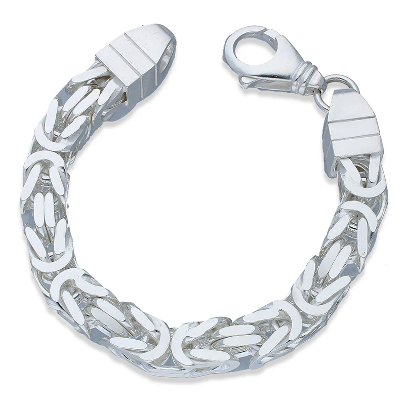 Sterling Silver 925 Men's Bracelet - FKJBRLSLU1121