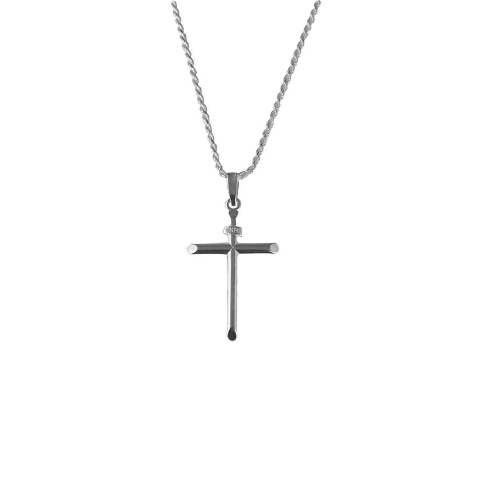 Sterling Silver 925 Necklace (Chain with Cross Pendant) - FKJNKL1720
