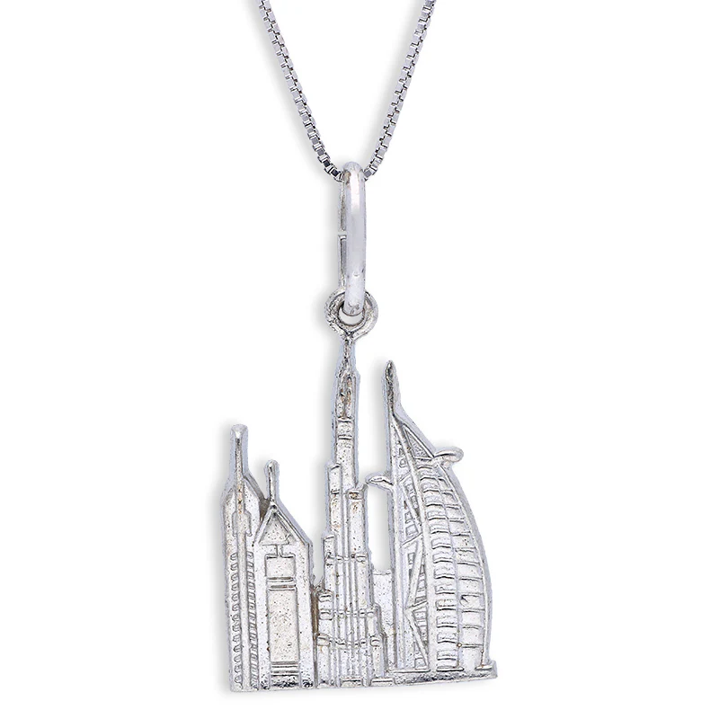 Sterling Silver 925 Necklace (Chain with Pendant) - FKJNKLSLU6103