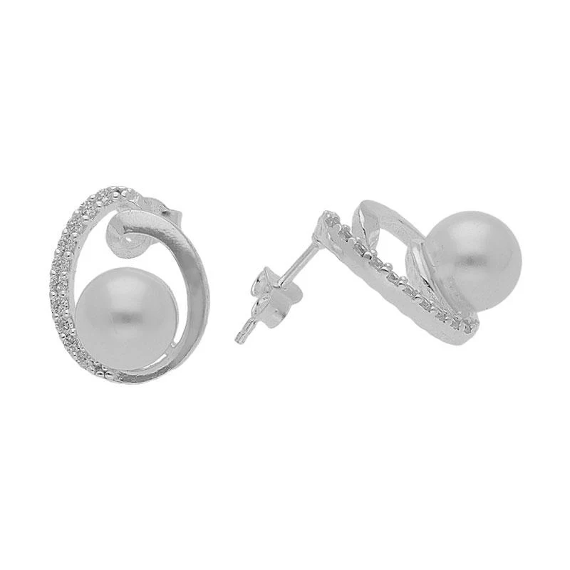 Sterling Silver 925 Pearl Pendant Set (Necklace, Earrings and Ring) - FKJNKLST2016 - Image 4