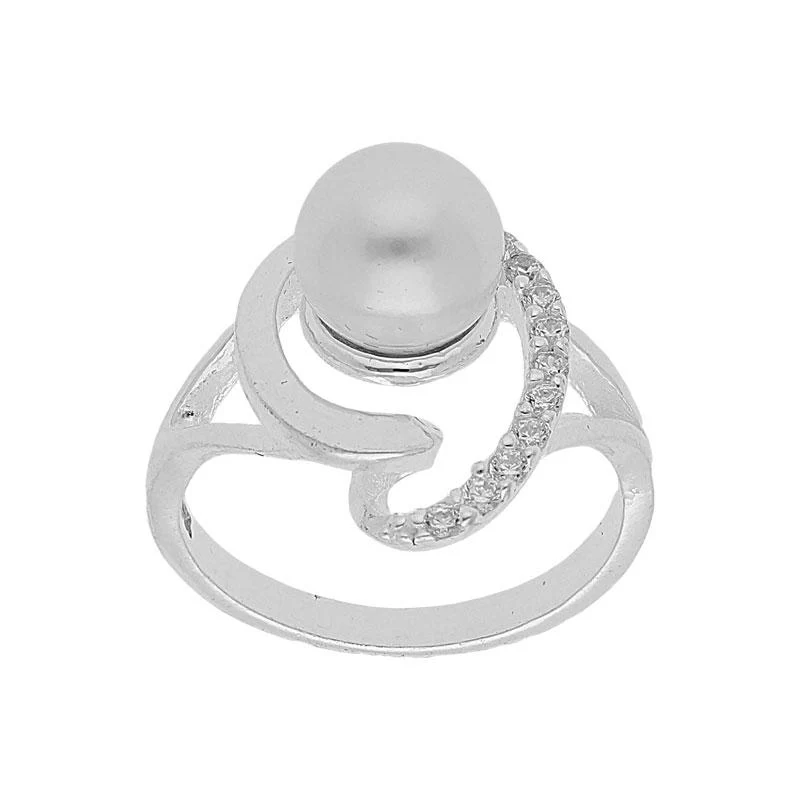 Sterling Silver 925 Pearl Pendant Set (Necklace, Earrings and Ring) - FKJNKLST2016 - Image 7