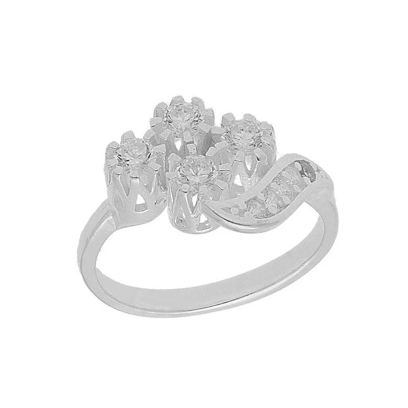 Sterling Silver 925 Pendant Set (Necklace, Earrings and Ring) - FKJNKLST1994 - Image 7