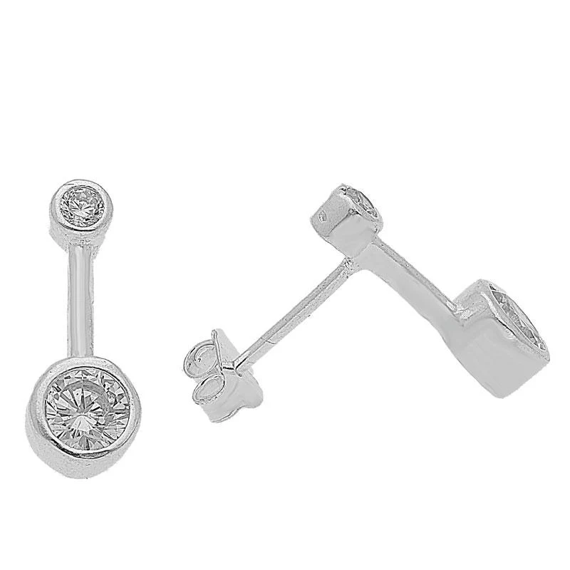 Sterling Silver 925 Pendant Set (Necklace, Earrings and Ring) - FKJNKLST2008 - Image 4