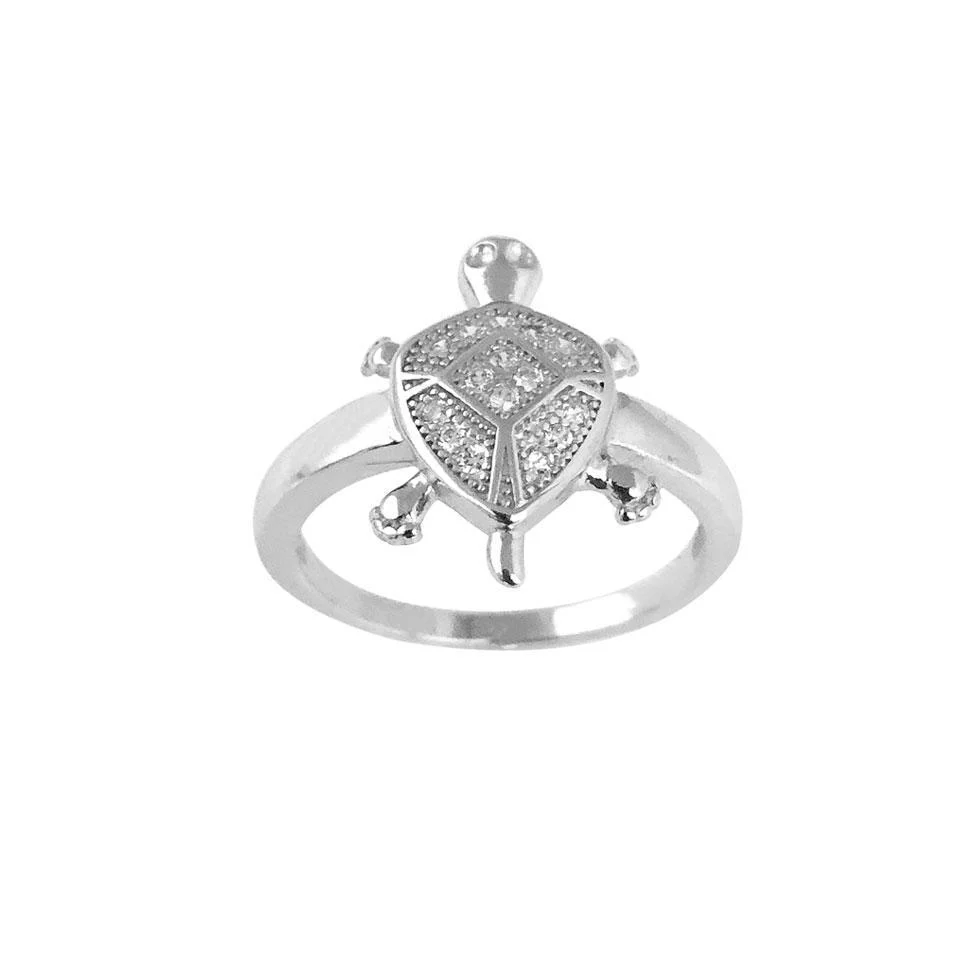 Sterling Silver 925 Tortoise Ring - FKJRN1786 - Image 3