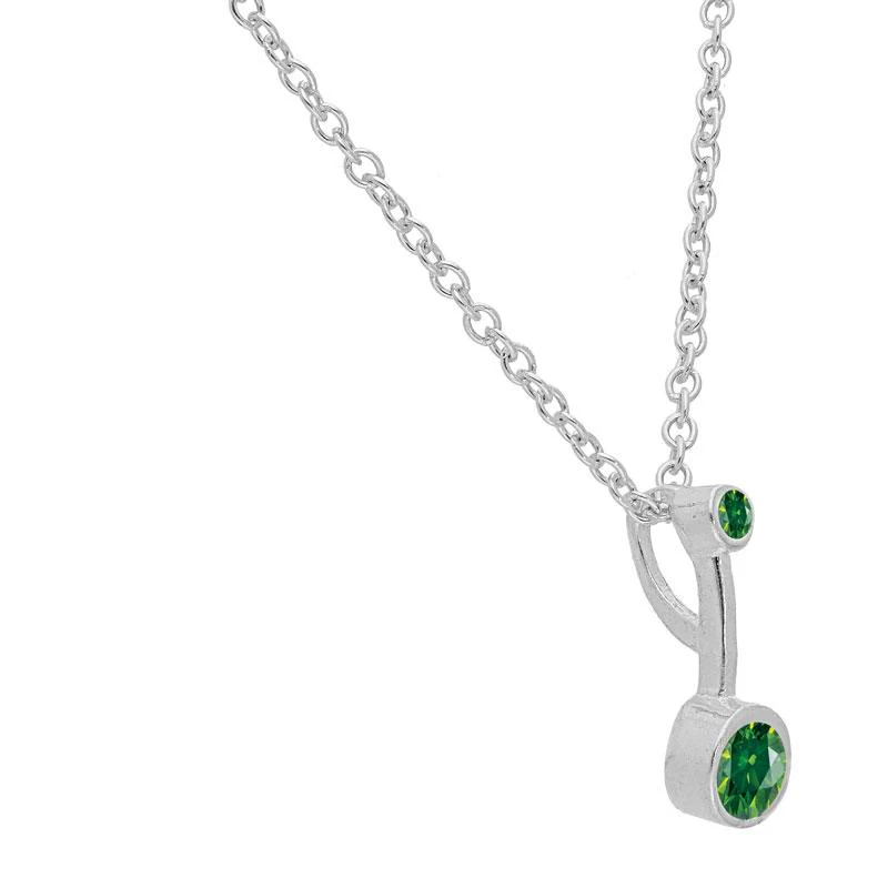 Sterling Silver 925 Solitaire Pendant Set (Necklace, Earrings and Ring) - FKJNKLST2067 - Image 3